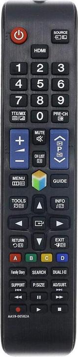 Actual product image Azurano Remote control replacement for SAMSUNG AA59-00582A, AA5900582A for M/UA32EH4500W, MUA32EH4500W (Device-specific remote control, Infrared)