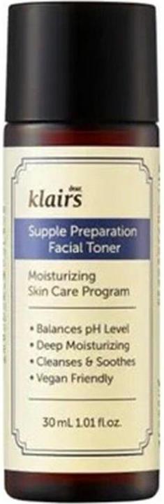 Klairs Supple Preaparation Facial Toner Moisturizing Face Tonic 30Ml (Gesichtswasser, 30 ml)