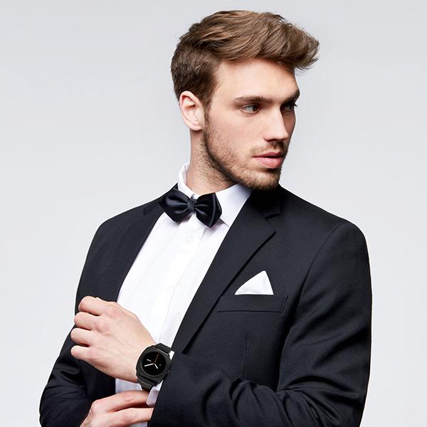 Actual product image Xlyne Smart Watch NARA X-Watch black chrome - dark steel (46 mm)