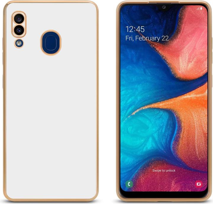 Actual product image Cadorabo Case for Samsung Galaxy A20 / A30 / M10s in TPU with camera protection LM130 Style (Samsung Galaxy A20, Samsung Galaxy M10s, TCL A30)