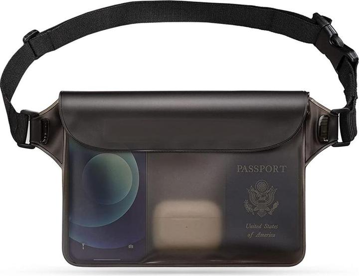 Immagine prodotto Techsuit - Waterproof Pouch - Universal Silicone Big Bag for Accessories - Black