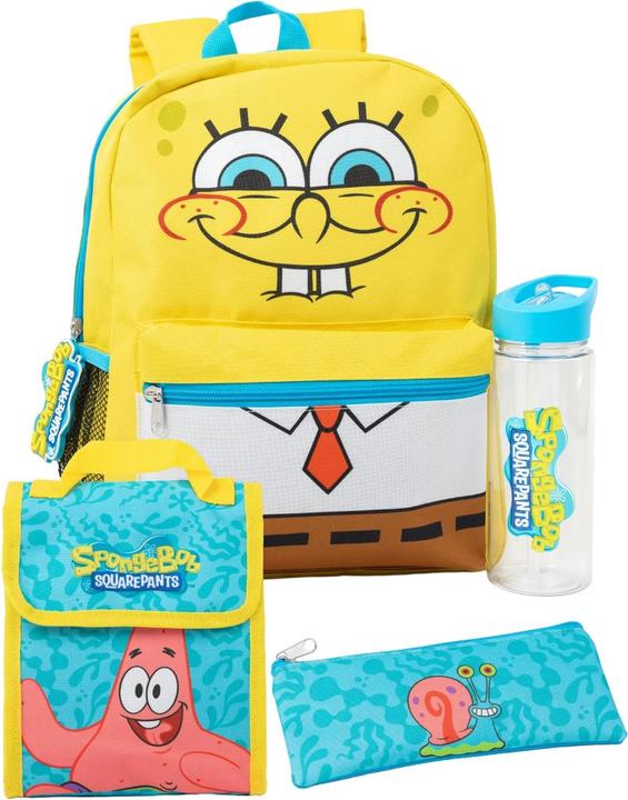 Produktbild Spongebob Squarepants Rucksack Logo Set