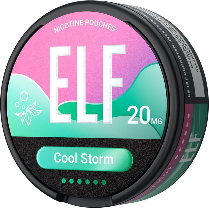 Actual product image Elfbar ELF Snus Cool Storm 20mg (Nicotine Pouches, 20 mg)