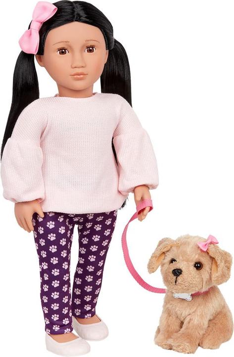 Immagine prodotto Our Generation - Doll - Jin w/dog (731442)