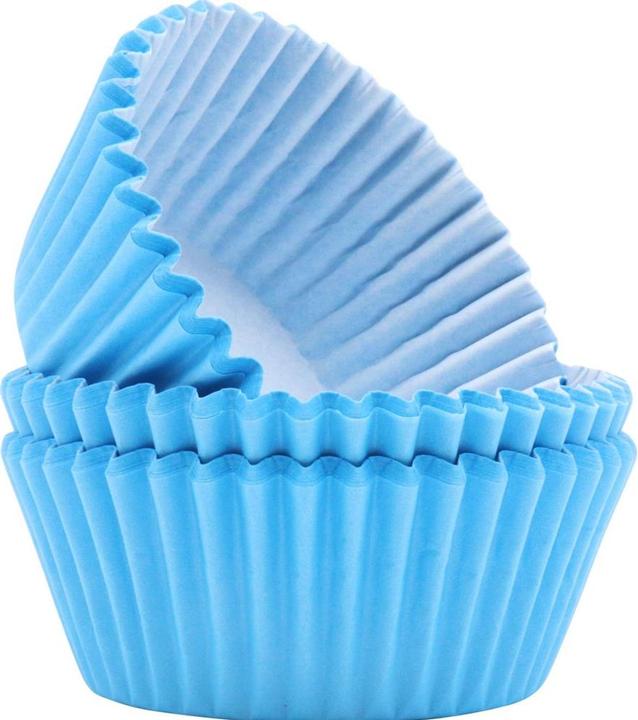PME Cupcake Backform Hellblau, 60 Stück (5 cm)