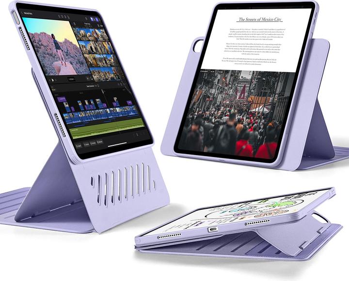 ESR - Shift Magnetic - iPad Air 13 (2024) / Air 13 (2025) - Purple (Apple iPad Air 13 2024, Apple iPad Air 13 2025, Apple iPad Air 13 2026)