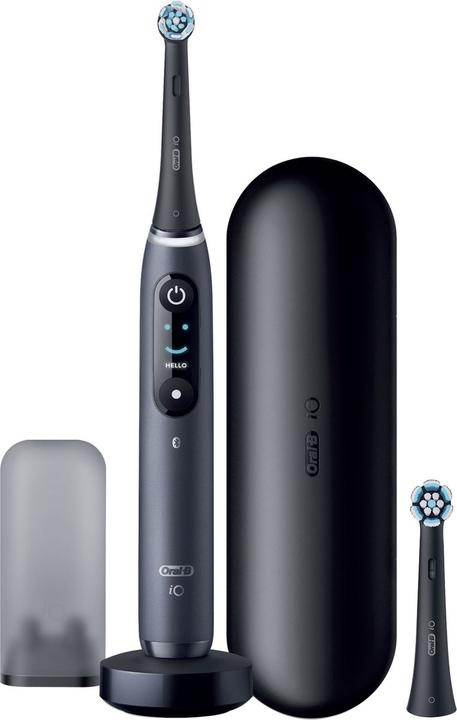 Image du produit Oral-B iO Series 8n Zwart met extra opzetborstel (noir avec brosse supplémentaire) (Brosse à dents oscillo-rotative)