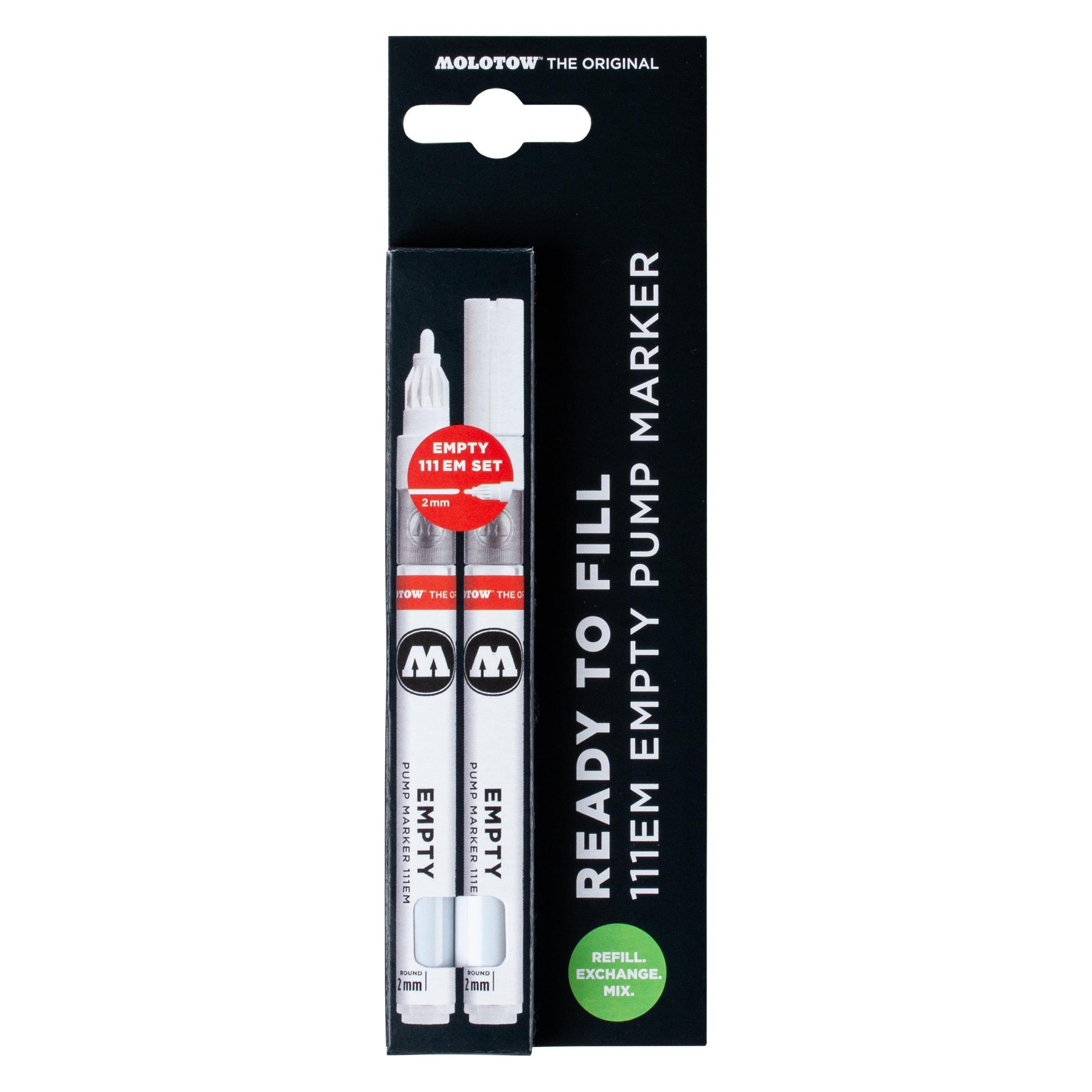Molotow, Marker, Lege Pomp Merker 211EM 4mm Blisterverpakking Van 2 (2 x)