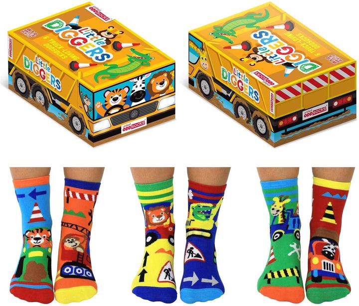 Immagine prodotto United Oddsocks Piccoli scavatori (Confezione singola, 27 - 30)