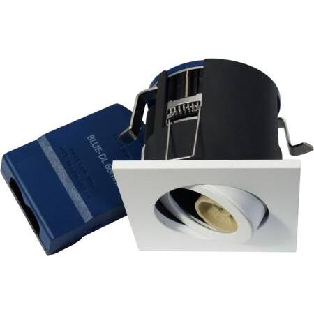 Csdk SL, Wandleuchte + Deckenleuchte, BLUE-DL 66 G2 87x87/H66mm, quadratisch, schwenkbar, Schraubbefestigung, 5-poliger ...