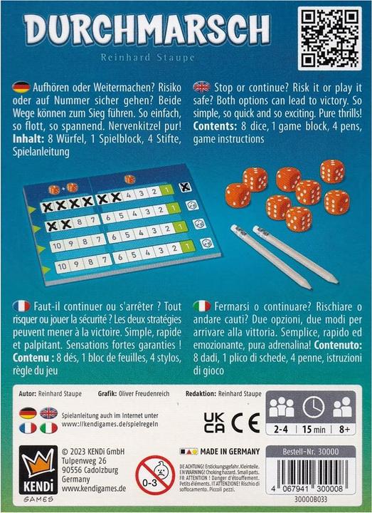 Produktbild Kendi Games Durchmarsch (mult) (Deutsch, Englisch, Französisch, Italienisch)