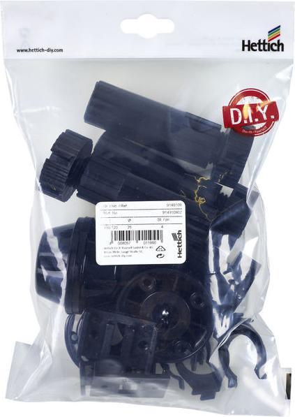 Image du produit Hettich Sockelverstellfu 100 mm, Kunststoff schwarz, 4 Stck