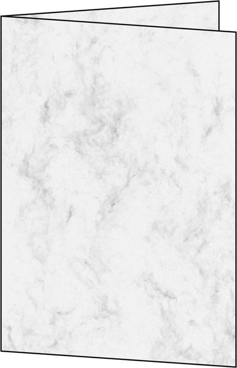 Produktbild Sigel Faltkarten Marmor (A5, 185 g/m²)