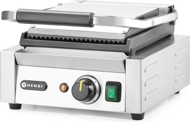 Produktbild Hendi Kontaktgrill Einzelausführung oben gerillt/unten g