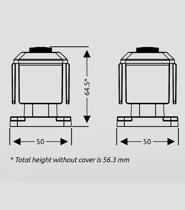 Actual product image TBS Electronics DCM single support point M8