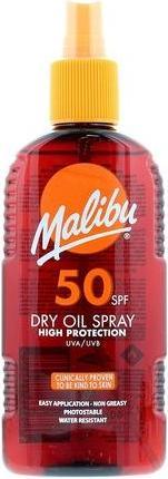 Produktbild Malibu Sun SPF 50 Non-Greasy Dry Oil Spray for Tanning High Protection Water Resistant 200ml (Sonnenöl, SPF 50, 200 ml)