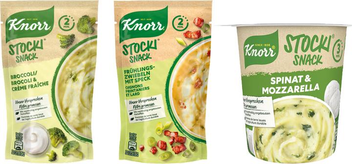 Produktbild Knorr Stocki Snack mit Spinat, Mozzarella und Schweizer Kartoffeln (47 g)