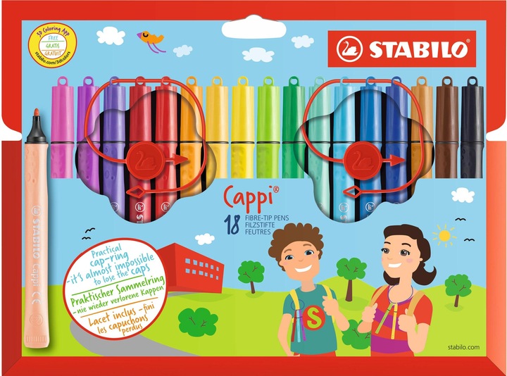 Produktbild STABILO Cappi (Mehrfarbig, 18 x)