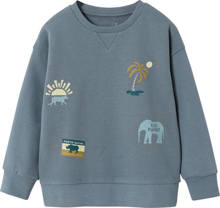 Produktbild Vertbaudet Jungen Sweatshirt mit Tier-Motiven (140)