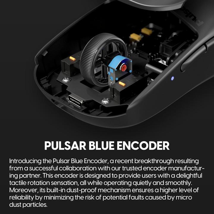 Actual product image Pulsar Gaming Gears X2H Mini Black - Muis (Cable, Wireless)