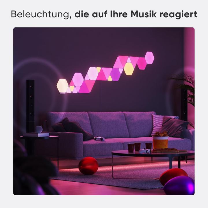 Actual product image Nanoleaf Shapes Hexagon Starter Kit (9x) (100 lm)