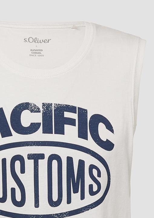 Produktbild S.Oliver T-Shirt Tanktop aus Baumwollle mit Frontprint (S)