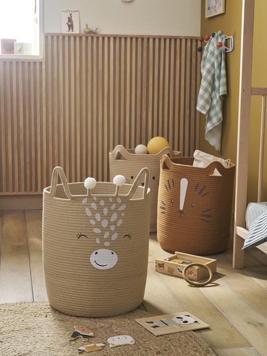 Produktbild Vertbaudet Kinderzimmer Aufbewahrungskorb GIRAFFE aus Baumwollseil