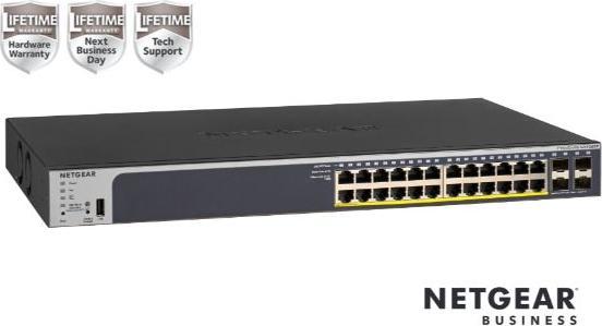 Productafbeelding Netgear GS728TPv3 (28 ports)