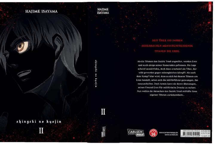 Produktbild Attack on Titan Deluxe 2 (Deutsch, Hajime Isayama, 2019)