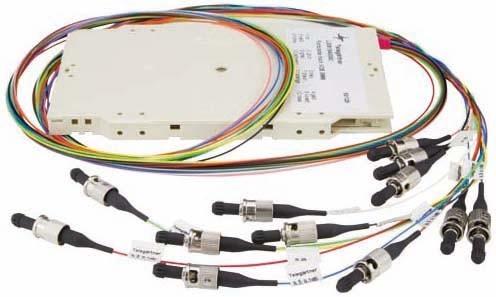 Actual product image Telegärtner TEGA H02050A0060 Telecom splice cassette 50/125µ 12 colours connectors