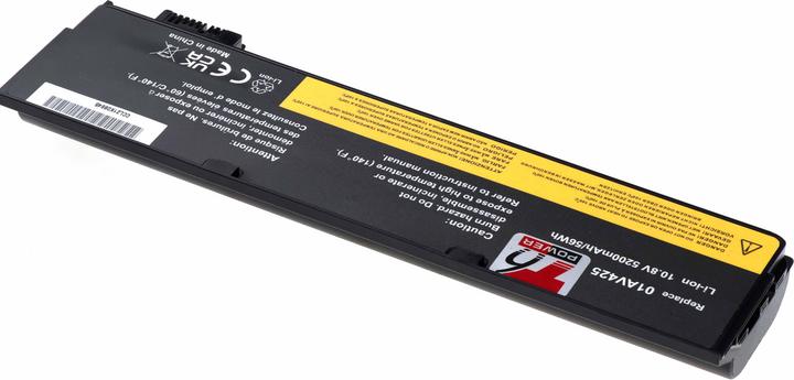 Actual product image T6 Power Battery Lenovo ThinkPad T470, T480, T570, T580, P51s, P52s,,, 6cell (6 cubicles, 5200 mAh)