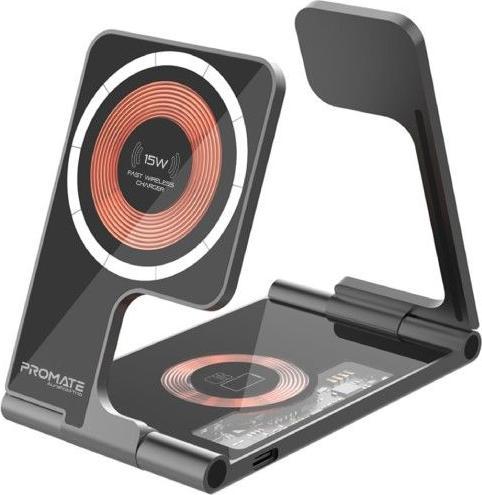 ProMate AuraFold Trio MagSafe Qi Ladestation (15 W)