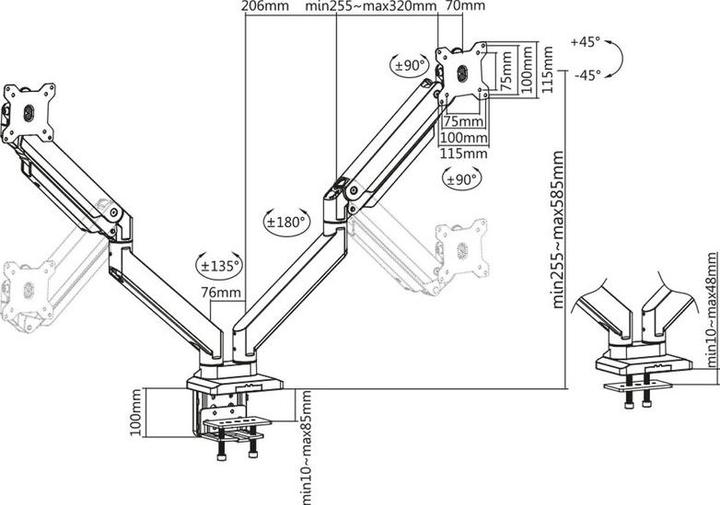 Actual product image Xantron PRO-GS100D (Table, 35")