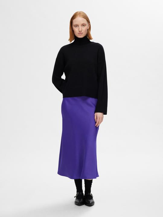Actual product image Selected Satin Midi Skirt (38)