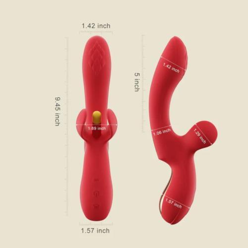 Actual product image Honey Play Box HoneyPlayBox – Fortexa Tapping A-Spot Vibrator – Red