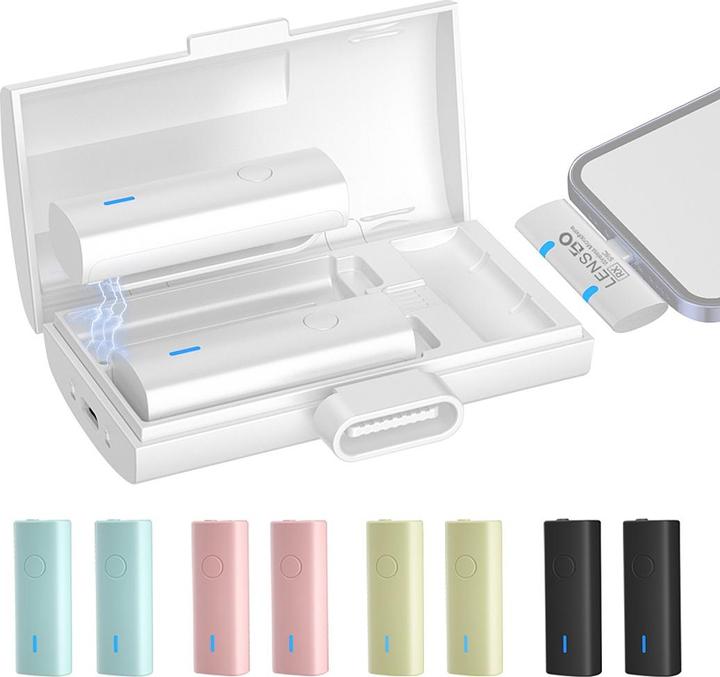 Actual product image Lensgo Wireless Lavalier Microphone, 518C