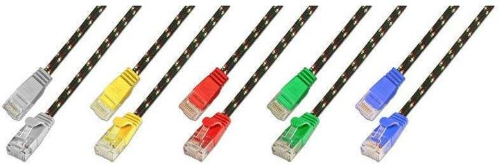 Produktbild Wirewin Slim Toughkabel: UTP, 0.5m, gelb (UTP, CAT6, 0.50 m)