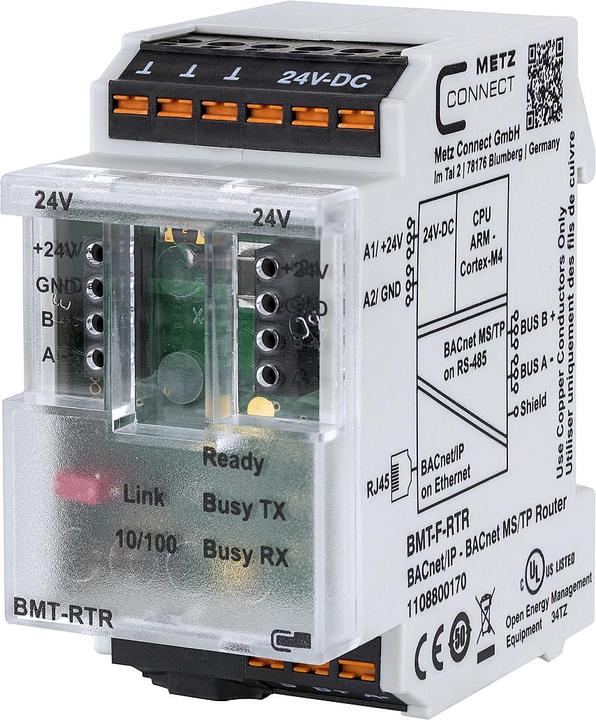 Actual product image Metz Connect Metz 1108800170 BMT-F-RTR BACnet router