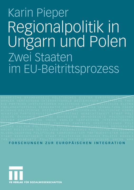 Produktbild Regionalpolitik in Ungarn und Polen (Deutsch, Karin Pieper, 2006)
