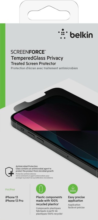 Actual product image Belkin Screen Force (1 Piece, Apple iPhone 13)