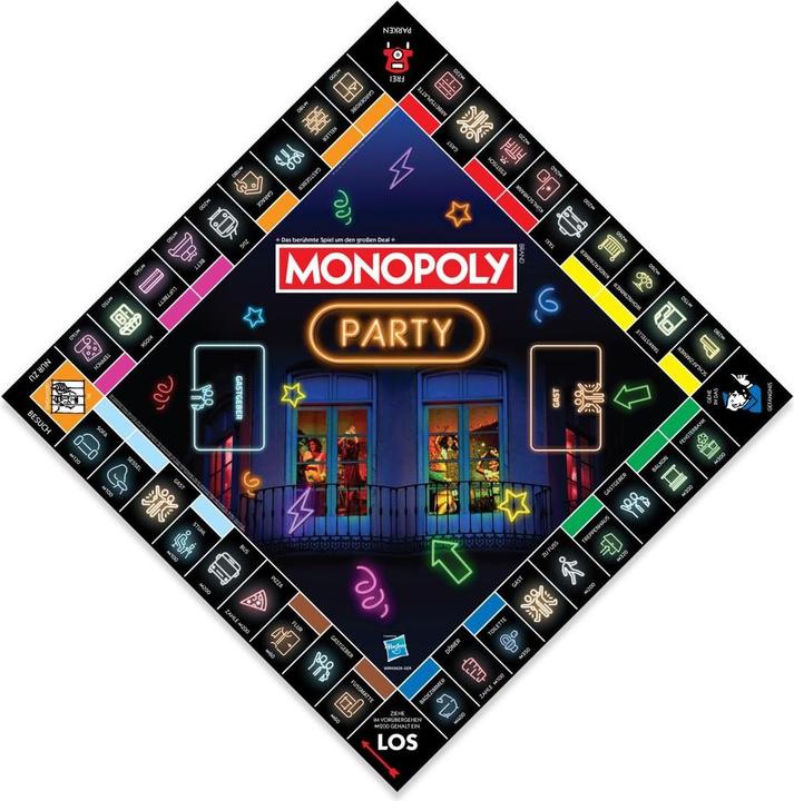 Produktbild Winning Moves Monopoly Party (Deutsch, 2 - 6 Spieler)
