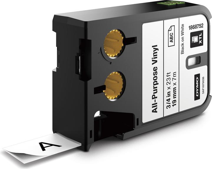 Actual product image Dymo XTL Writing Tape, Vinyl (1.90 cm, White)