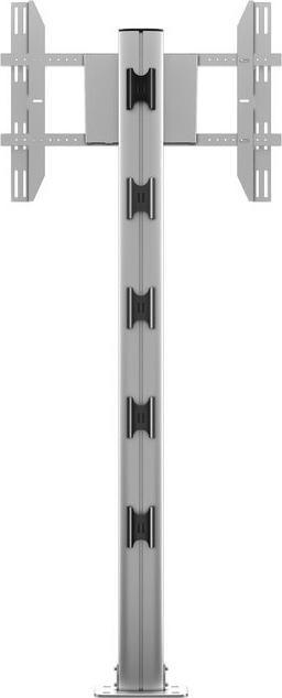 Produktbild Multibrackets M Display Stand 180 Single Silver w. Floormount (60 kg, 23" - 63")