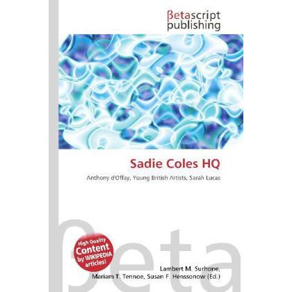 Sadie Coles HQ, Fachbücher
