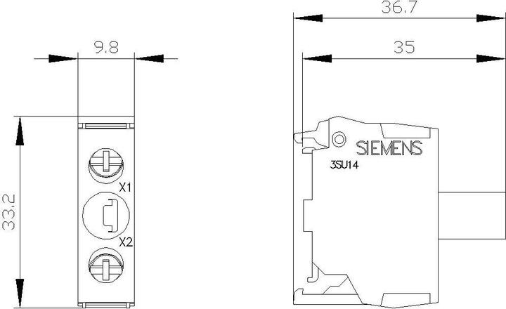 Produktbild Siemens LED module white, for base mounting