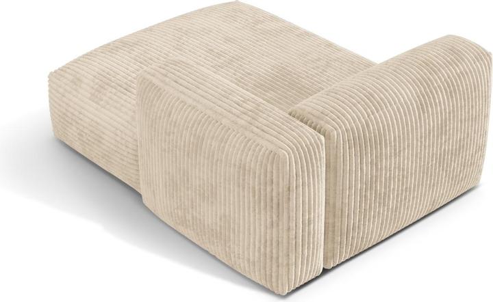 Image du produit Micadoni Chaise longue modulable droite, "Martina", 1 Place, 176x123x75 Fabriqué en Europe (Recamière)