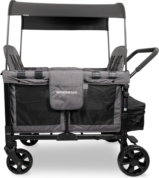 Actual product image WonderFold Pushchair Original Quad Stroller Wagon Charcoal Grey