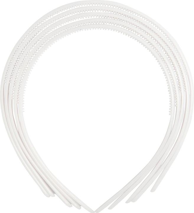 Immagine prodotto Creativ Company Elastici per capelli bianchi, 5 pezzi.