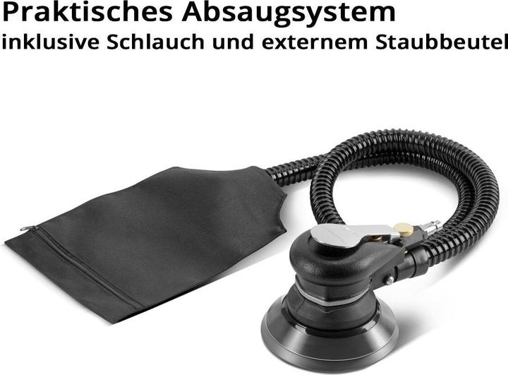 Produktbild Stahlwerk Druckluft Exzenterschleifer DES-125 ST mit 125mm Schleifteller (Exzenterschleifer)