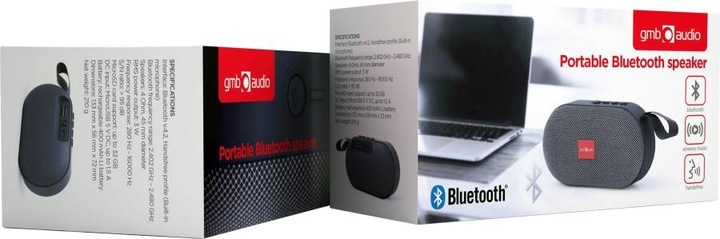 Produktbild Gembird SPK-BT-11-GR (12 h, Akkubetrieb)
